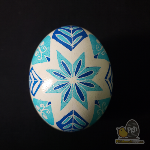 Blue Easter Egg Bead Embroidery Kit, code O-052 MP Studia